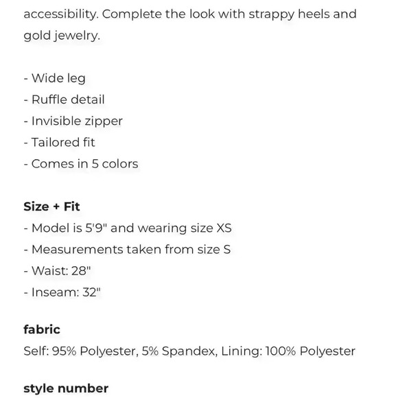 NWOT Sugar Lips Free Bird Ruffle Wide Leg White Jumpsuit Women’s Size Large - Picture 9 of 9